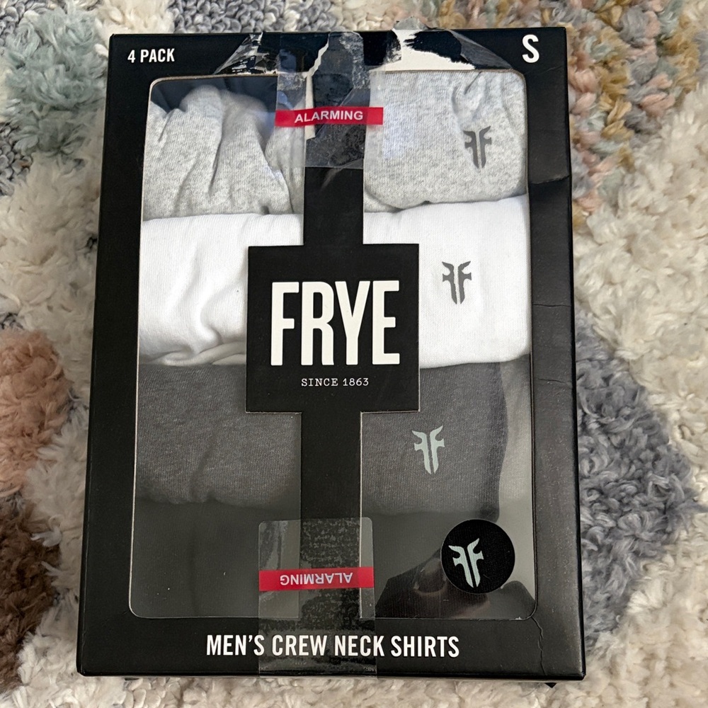 Frye Men's Crew Neck Shirt Set - 4 Pack